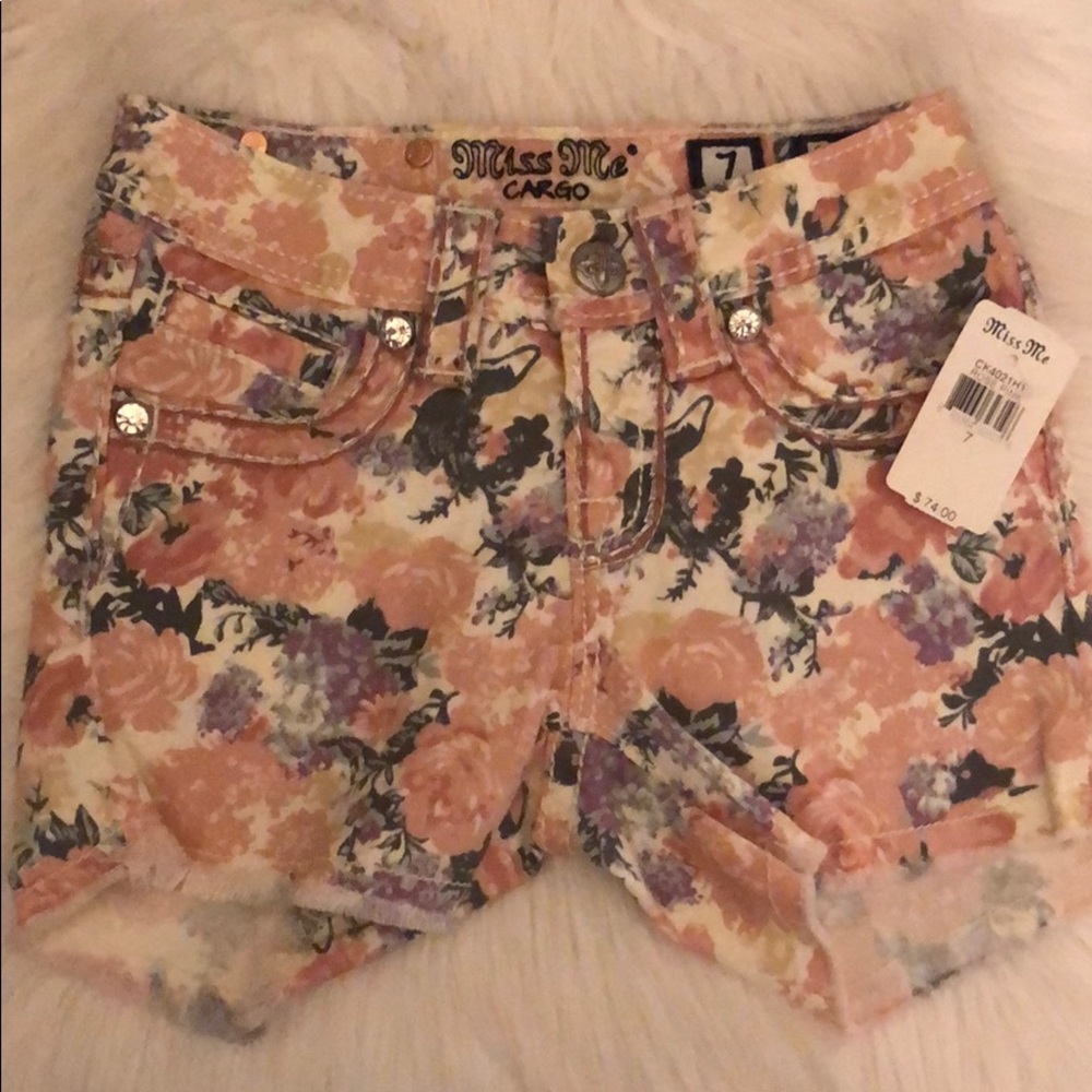 Miss Me Floral Shorts